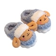 thumbnail image 4 of Vedolay Toddler Slippers Girl Boy House Shoes Winter Baby Cozy Walking Shoes Blue,36, 4 of 5