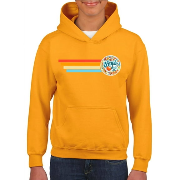 Retro Dippin' Dots Ice Cream Stripes - Cool Summer Graphic Youth's Hoodie