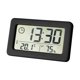 thumbnail image 3 of Moyic Despertador Humedad LCD Termómetro digital Higrómetro electrónico para el hogar Mesita de noche Calendario con pilas Decoración del hogar Negro Moyic HA063611-05B, 3 of 6