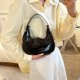 thumbnail image 4 of Bolso Media para Mujer Bolso Hombro Informal Elegante Bolso para Citas (Negro S), 4 of 9