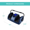 thumbnail image 2 of GJWL Heated Shiatsu Foot Massager for Pain Relief, Plantar Fasciitis, Neuropathy, Blood Circulation w/Compact Design - Navy Blue, 2 of 8