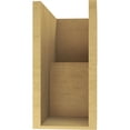 thumbnail image 4 of 8"W x 16"D x 16"H Classic Chapel Hill Rough Cedar Woodgrain TimberThane Corbel, Primed Tan, 4 of 6