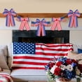 thumbnail image 6 of 4th of July Patriotic Bows, American Flag Wreath Bows With Long Tails, Red White Blue Stars and Stripes Bows for Independence Day, Memorial Day, Wreaths, Party and Holiday Decorations, 6 of 7