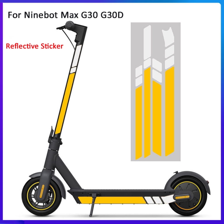 1 Set Electric Scooter Body Reflective Sticker for G30 G30D Fluorescent ...
