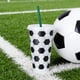 thumbnail image 4 of Football Themed Plastic Straw Cup Large Capacity 710ml Cola Cup, 4 of 8