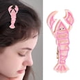 thumbnail image 2 of Sophisticated Themed Hair Clamp Lobster Shape Hairpin Acetate Hair Clip Construction Gentle Hold For Women’s Hairstyling, 2 of 8