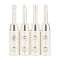 thumbnail image 1 of Banana Plug,4pcs BA1417 BFA Banana Speaker BFA Banana Plug BFA Banana Connector High-Precision Functionality, 1 of 14