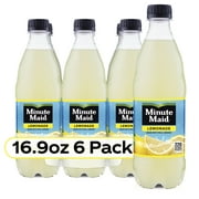 Minute Maid Lemonade Pop Soda, 16.9 fl oz, 6 Pack Cans