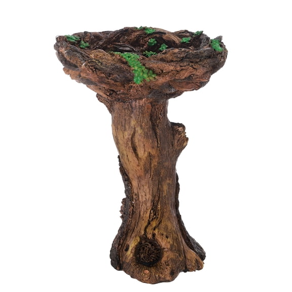 ACDANC Bird Feeder Birdbath Resin Succulent Plant Garden Bird Bath Ornaments,1 Pc Bird Bath Ornaments