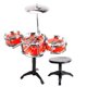 thumbnail image 4 of 3/5 tambor baquetas taburete conjunto Jazz Band instrumento Musical juguete regalo Sunnimix Instrumentos musicales Drum Toy, 4 of 5