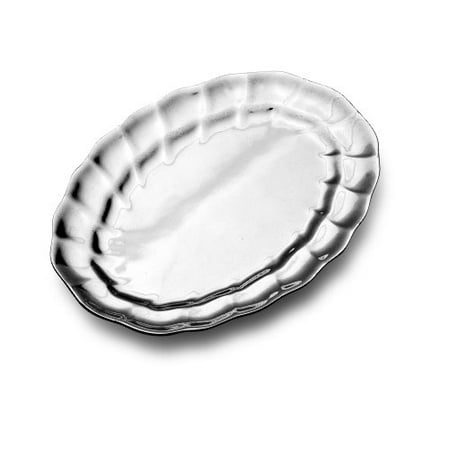 UPC 019328046751 product image for Wilton Armetale Eddy Oval Serving Tray, 9-inch by 13.25-Inch | upcitemdb.com