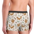 thumbnail image 3 of Disketp Squirrel And Leaves Men's Boxer Briefs,Soft and Breathable Cotton Underwear with ComfortFlex Waistband, 3 of 7