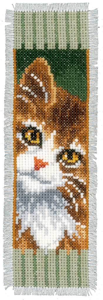 Vervaco Cross Stitch Bookmark Kit (Set of 2) Cat and Dog I PN-0150141