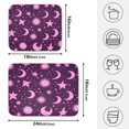 thumbnail image 4 of Pink Star Moon Sun Pattern Drying Dish Mat Quick Drying Absorbent Soft Durable for Kitchen 18" x 24", 4 of 10