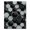 Black, Pattern 3, variant on ODIKA 4' x 6' Machine Washable Non-Slip Area Rug, geometric geometric High Traffic Rug, Gray, 955059