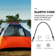 thumbnail image 4 of Shisuyan Bungee Cords with Adjustable Hooks Black 6Set 15.7x0.2x0.2in, 4 of 8
