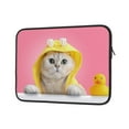 thumbnail image 2 of Bingfone A Funny Cat Laptop Sleeve Case 13 Inch, 360° Protective Computer Carrying Bag, 2 of 9