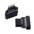 thumbnail image 2 of Placa base LYD USB 2,0 de 9 pines a USB 3,0, conector enchufable de panel frontal de 19 pines, adaptador de conversión USB 3,0 de 19/20 pines a USB 2,0 de 9 pines LYD Componentes y hardware de la computadora, 2 of 2