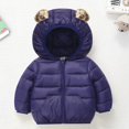 thumbnail image 4 of Toddler Winter Coats Puffer Padded Jacket Baby Boys Girls Bear Hoods Down Jacket Light Weight Infant Outerwear 1-6 Years, 4 of 4