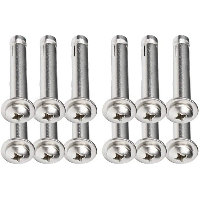 Jinsinto 12 Pcs Vis d'Expansion M8 - Vis d'Ancrage en Acier Inoxydable Phillips, M8*70/12 Pcs