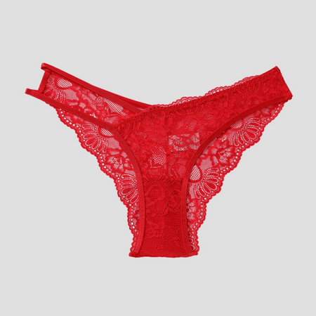 Fulorrnie Underwear for Women Breathable Briefs Comfort Cute Panty High Waist Flat Seams Stretchable Panties  Red  L