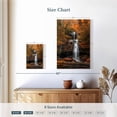 thumbnail image 4 of Elephant Stock Autumn Minnehaha Waterfall Wall Art - Vertical Canvas Wall Art - Living Room Wall Decor - Nature Canvas - Brown And Gray Decor - 8" x 12", 4 of 8