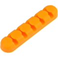 thumbnail image 4 of 2 Piece Mobile Phone Holder Sticker Office Holder Cord Holder Silicone Holder Cable Management Charging Cable Ring Orange Holder Socket Cable Management Orange, 4 of 4