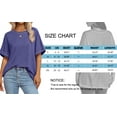 thumbnail image 5 of MOSHU Oversized T Shirts for Women Quilting Stitching Womens Shirts Classic Trendy Casual Tops, 5 of 7