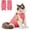 Rosepink, variant on Cat Recovery Suit Female Kitten After Spay Surgery, Breathable Modal Cotton Cat Onesie for Wound & Skin Disease Care, Machine Washable -Purple(L)
