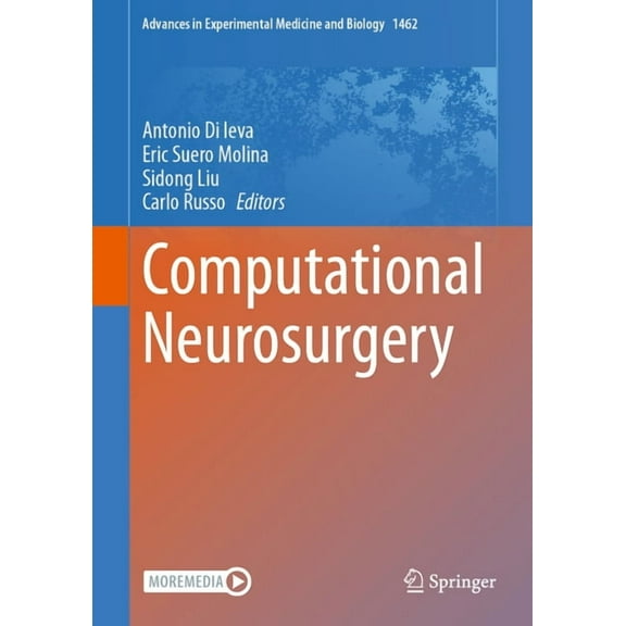 Advances in Experimental Medicine and Bi Computational Neurosurgery, Book 1462, (Hardcover)
