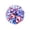 B#610420BB, variant on Cheerleading Pom Poms For Adults Kids, Foil And Plastic Ring Design, Vibrant Color Options, Perfect For Sports Events Dance Parties Team Cheering, 12 Pairs Set