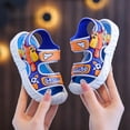 thumbnail image 7 of Gubotare Baby Boy Sandals Toddler Toddler Wide Toe Box Boys Girls Sandals Baby Flats Zero Drop with Hook and Loops Non-Slip Summer Shoes Size 7 (Blue,7 Toddler), 7 of 7