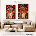 thumbnail image 4 of Elephant Stock Frida A Love Story Wall Art - Vertical Canvas Wall Art - Living Room Wall Decor - People Canvas - Red And Green Decor By Hue And Mi And Sangita - 32" x 48", 4 of 8