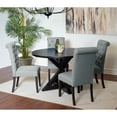 thumbnail image 4 of Newboti Furniture Nylander 5-piece Dining Set, Cross-Buck Dining Table with 4 Stylish Chairs 75862, 4 of 7