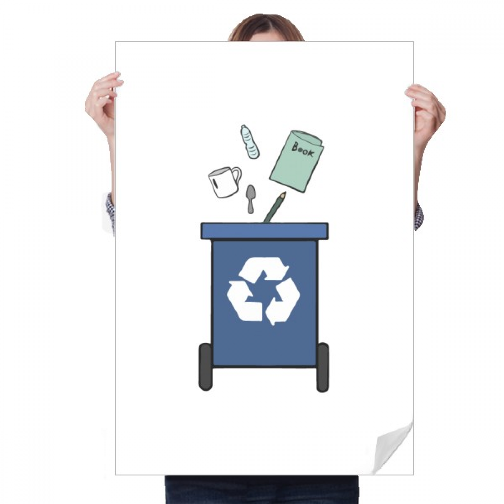 Drop Litter Rubbish Sign Diagram Sticker Decoration Poster Playbill