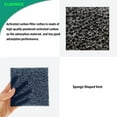 thumbnail image 2 of 12 PCS 4.75 Inch Kitchen Compost Bin Filters Charcoal Square, Activated Charcoal Filter for Compost Bucket, Compost Pail Charcoal Filters for Countertop Bins Filter Replacement, 10mm Thick, 2 of 6