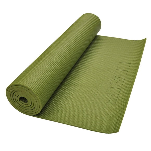 IBF Iron Body Fitness Extra-Thick Yoga Mat - 6 mm (0.24 in.) - Non-Slip Surface - Ideal Exercise Mat for Yoga, Pilates, Gymnastics, Home Gym - Green
