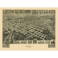 thumbnail image 2 of Fowler 24x19 Black Ornate Wood Framed with Double Matting Museum Art Print Titled - Rocky Mount North Carolina - Fowler 1907, 2 of 4