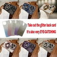 thumbnail image 2 of Bling Glitter Phone Case Compatible with iPhone 16 Plus, Kickstand Camera Lens Protector Soft Cover Sparkling Rhinestone Case, 2 of 6