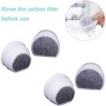 thumbnail image 2 of Paquete de 16 prefiltros de espuma y filtro de carbón compatibles con las fuentes PetSafe Drinkwell INOX 360 Avalon Pagoda Seascape y Sedona, filtro para fuente de agua para perros y gatos--, 2 of 5