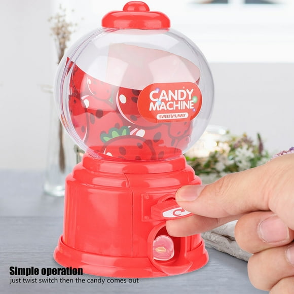 Machine à Bonbons en Plastique, Machine à Bonbons Portable pour Enfants Durable Mini pour Noix pour Petits Bonbons pour Arachides pour Boules de Gomme