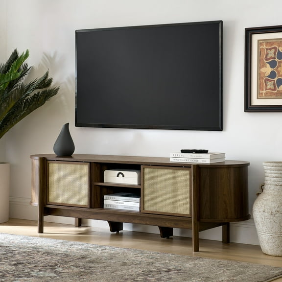 Modway Reid 61" TV Stand in Walnut