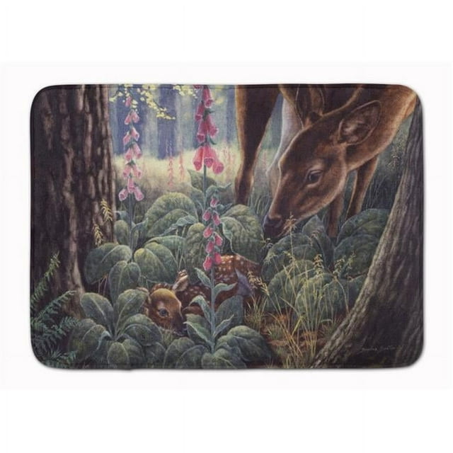 Carolines Treasures BDBA0259RUG Doe & Fawn Tapis en Mousse à Mémoire de Forme Lavable en Machine
