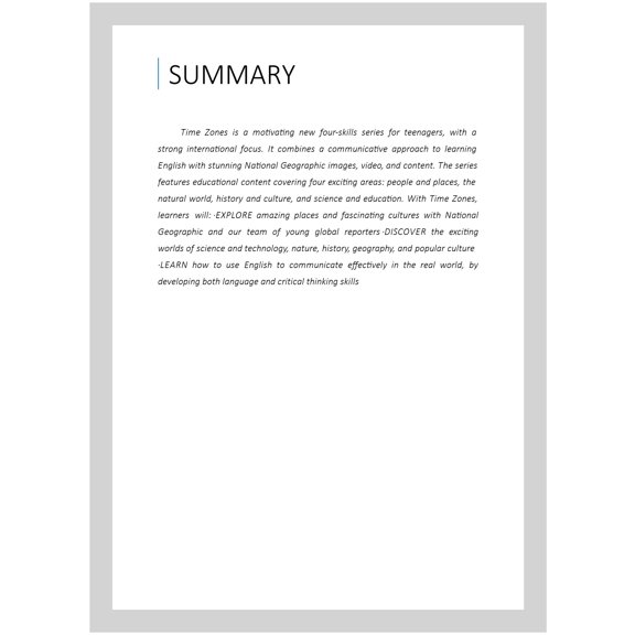 Pre-Owned Time Zones Student's Book Combo Split 2a