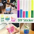 thumbnail image 3 of Dengmore Self Adhesive Vinyl Vinyl Summer Drink Decorative Cup Sticker, 3 of 5