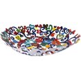 thumbnail image 4 of Yair Emanuel Bowl - Large Laser Cut Hand Painted - Hearts, 4 of 8