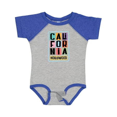 

Inktastic Hollywood California Vintage Gifts Gift Baby Boy or Baby Girl Bodysuit