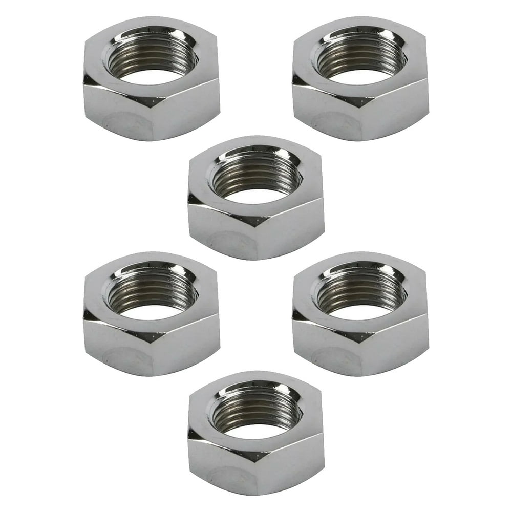 Chrome Steel Jam Nut, 5/8 Inch18 RH NF Fine Thread