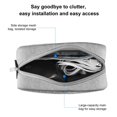thumbnail image 4 of Portable Digital Storage Bag for Charging Treasure, Charger, Charging Cable, Adapter, Mouse, Headphones,Small, 4 of 6