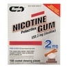 RUGBY NICOTINE GUM 2MG COAT CINN NICOTINE POLACRILEX-2 MG Pink 100 CT UPC 305363404015
